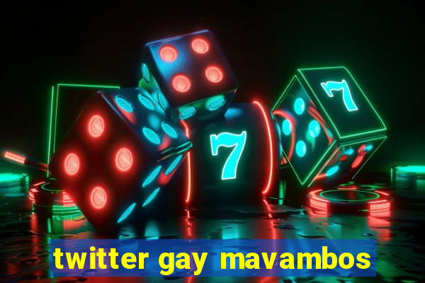 twitter gay mavambos